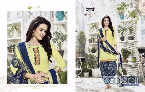 cotton patiala salwar suits from sunday patiala vol18 at wholesale. moq- 18pcs. no singles 2 