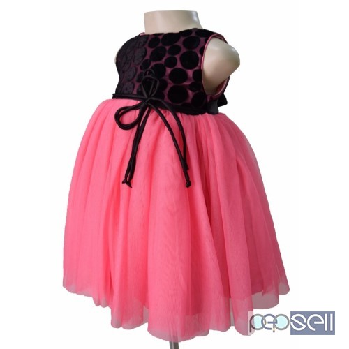 Shop Onion Pink Party Dresses for Kids from Faye India 0 