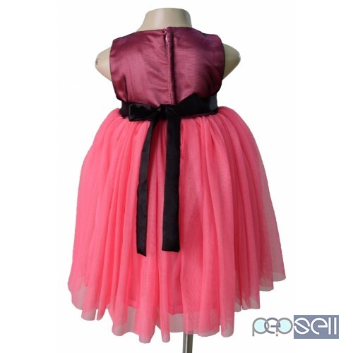 Shop Onion Pink Party Dresses for Kids from Faye India 1 