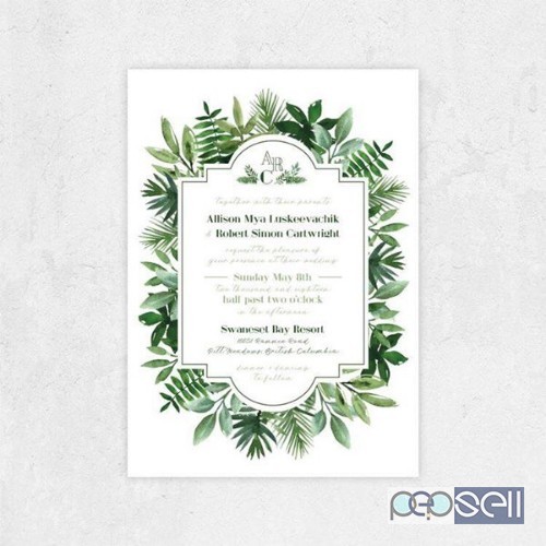 Designer Wedding Invitation Card 3 