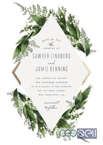 Designer Wedding Invitation Card 4 