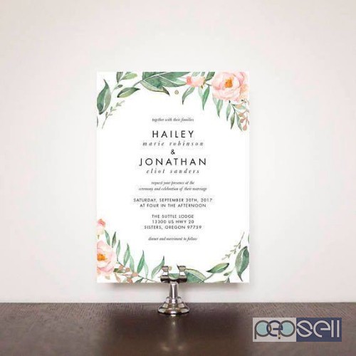 Designer Wedding Invitation Card 5 