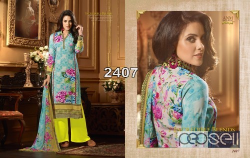 digital crepe printed suits from vaishali anm at wholesale moq- 21pcs singles at rs1200 each 0 