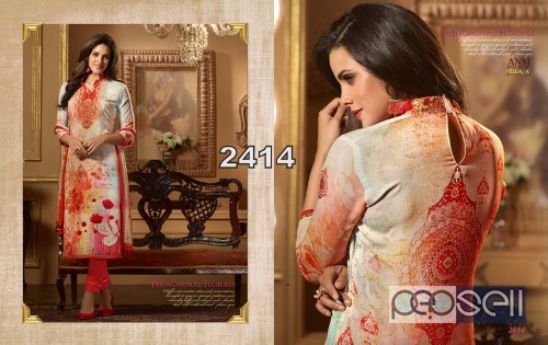 digital crepe printed suits from vaishali anm at wholesale moq- 21pcs singles at rs1200 each 1 