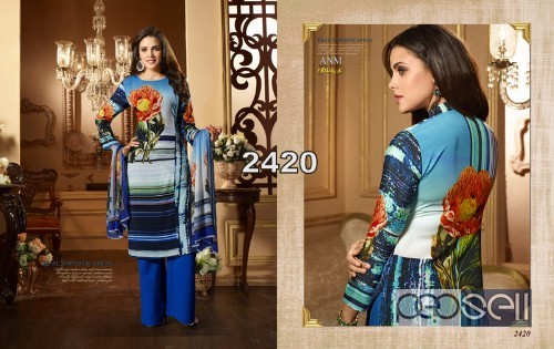 digital crepe printed suits from vaishali anm at wholesale moq- 21pcs singles at rs1200 each 4 