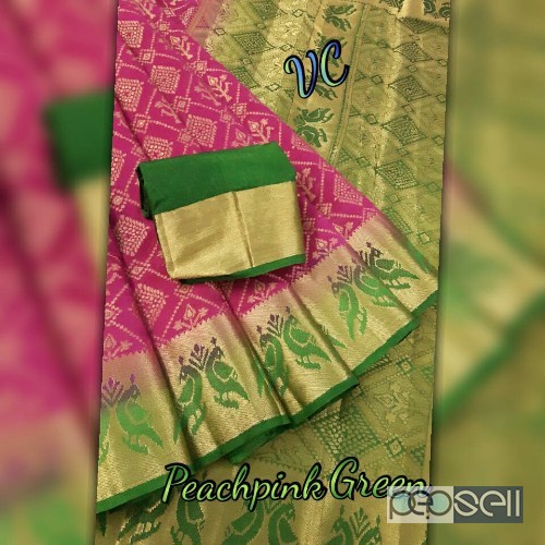 VC brand vivaah pochampally silk sarees non catalog at wholesale moq- 10pcs price- rs800 each no singles 0 