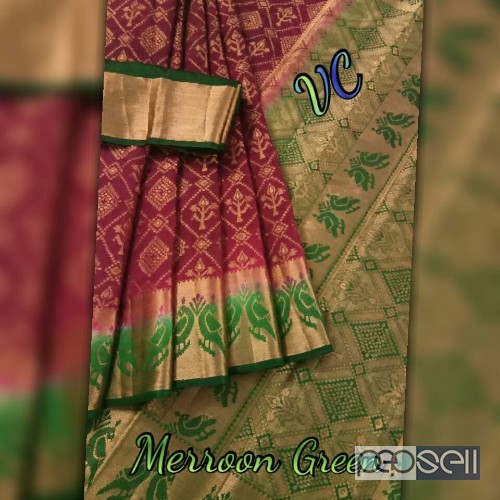 VC brand vivaah pochampally silk sarees non catalog at wholesale moq- 10pcs price- rs800 each no singles 1 