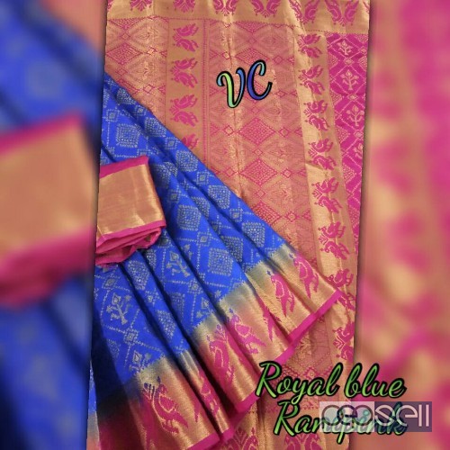 VC brand vivaah pochampally silk sarees non catalog at wholesale moq- 10pcs price- rs800 each no singles 3 