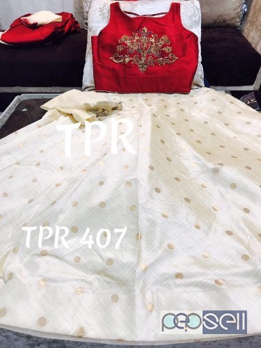 embroidered silk lehengas from tpr brand at wholesale available 2 