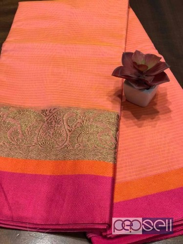 elegant mango maheswari silk sarees with silk weaving mango butta work and running blouse 1 