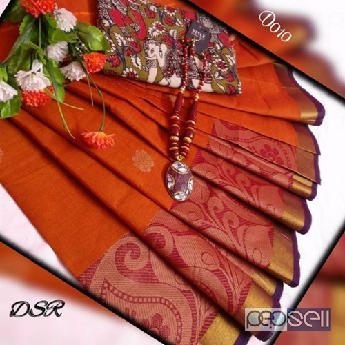 DSR brand V002 chettinad cotton sarees combo price- rs750 each moq- 10pcs interested people in bulk purchase shall only contact 2 