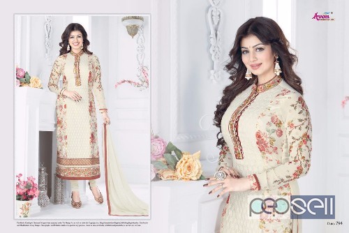 avon arohi vol11 georgette suits catalog at wholesale available moq- 5pcs no singles price- rs1450 each wholesale only 1 