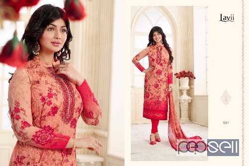 lavii shiffly georgette designer suits catalog at wholesale 4 