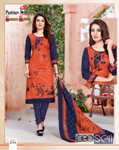  patidar mills vol21 seasons special cotton churidar printed suits catalog at wholesale moq- 16pcs no singles price- rs300 each 1 