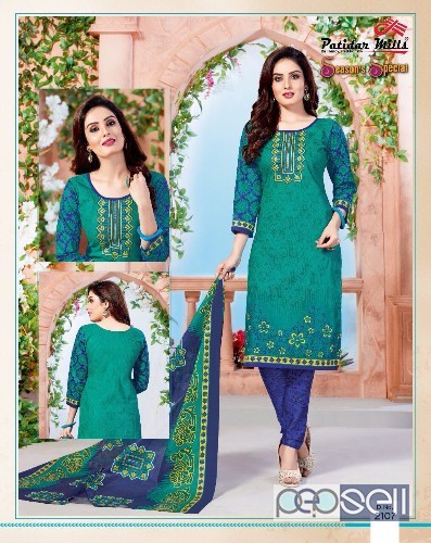  patidar mills vol21 seasons special cotton churidar printed suits catalog at wholesale moq- 16pcs no singles price- rs300 each 4 