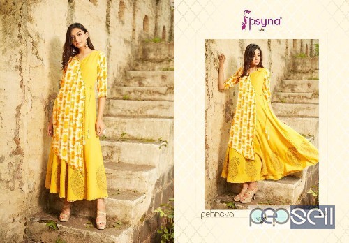  psyna vol3 cambric printed long kurtis catalog at wholesale SIZE	M,L,XL,XXL,3XL price- rs870 each moq- 10pcs no singles 3 