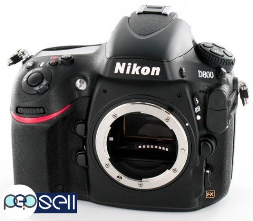 Used Nikon D800 Body Only for INR 85000 2.5 years old 0 