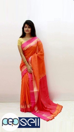 Soft Handloom Silk Digital Print saree -Ladies Cloths