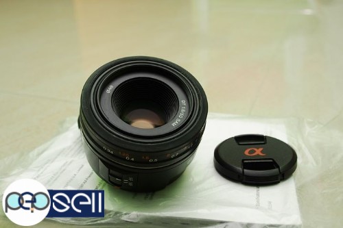 Sony DT 50mm F1.8 SAM A-mount Lens - Like New 1 