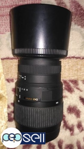 Sigma70-300 canon mount lense lensewood and uv filter 0 