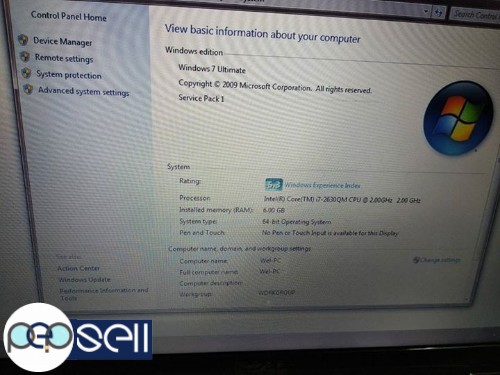 Dell n5110 I7 processor 6gb RAM 1 