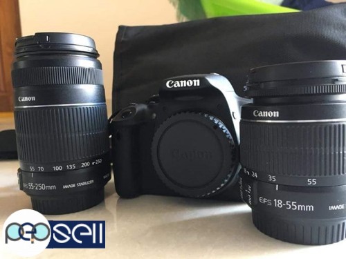 Canon 700d double lens camera for rent 1 