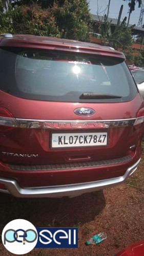 FORD ENDEAVOUR SINGLE OWNER RED COLOUR at Ernakulam 3 