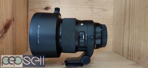 Sigma 105 1.4 art prime lens 6 months used for sale 0 