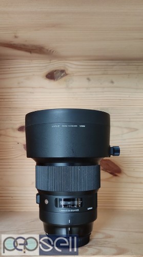 Sigma 105 1.4 art prime lens 6 months used for sale 1 