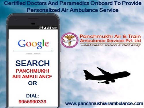 Panchmukhi Air Ambulance in Delhi to Bed to Bed Service 24 Hours  0 