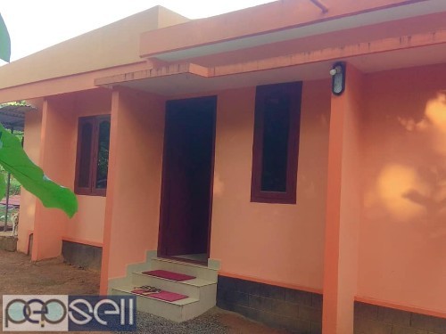 27.5 cent plot and a House in SN Puram,Kooroppada , Pampady 2 