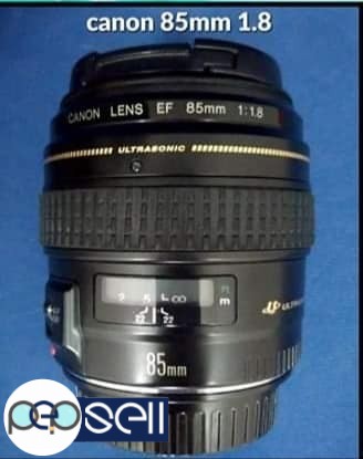 Canon 85mm 1.8, canon 50mm 1.8 lens for sale 0 