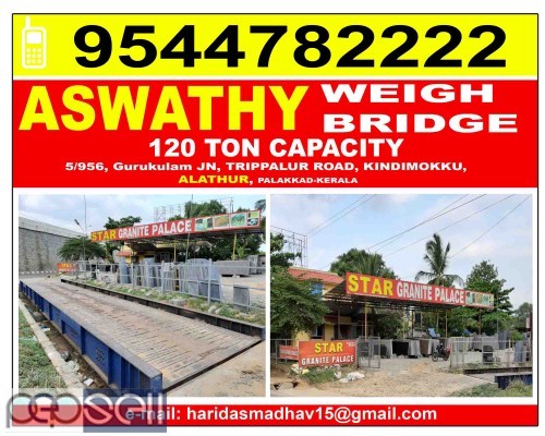 ASWATHY WEIGH BRIDGE ALATHUR-120 ton Capacity Weigh Bridge Alathur 0 