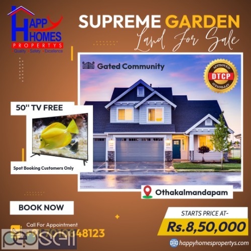 Premium Residential Plots for Sale! - Happy Homes 0 